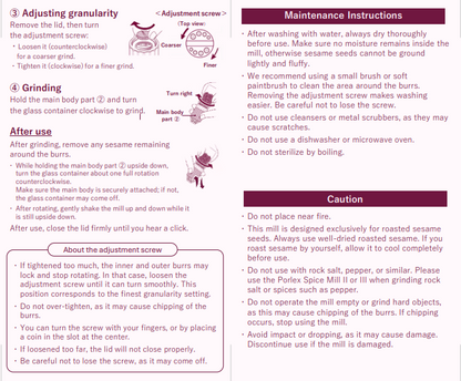 Porlex Sesame Mill III